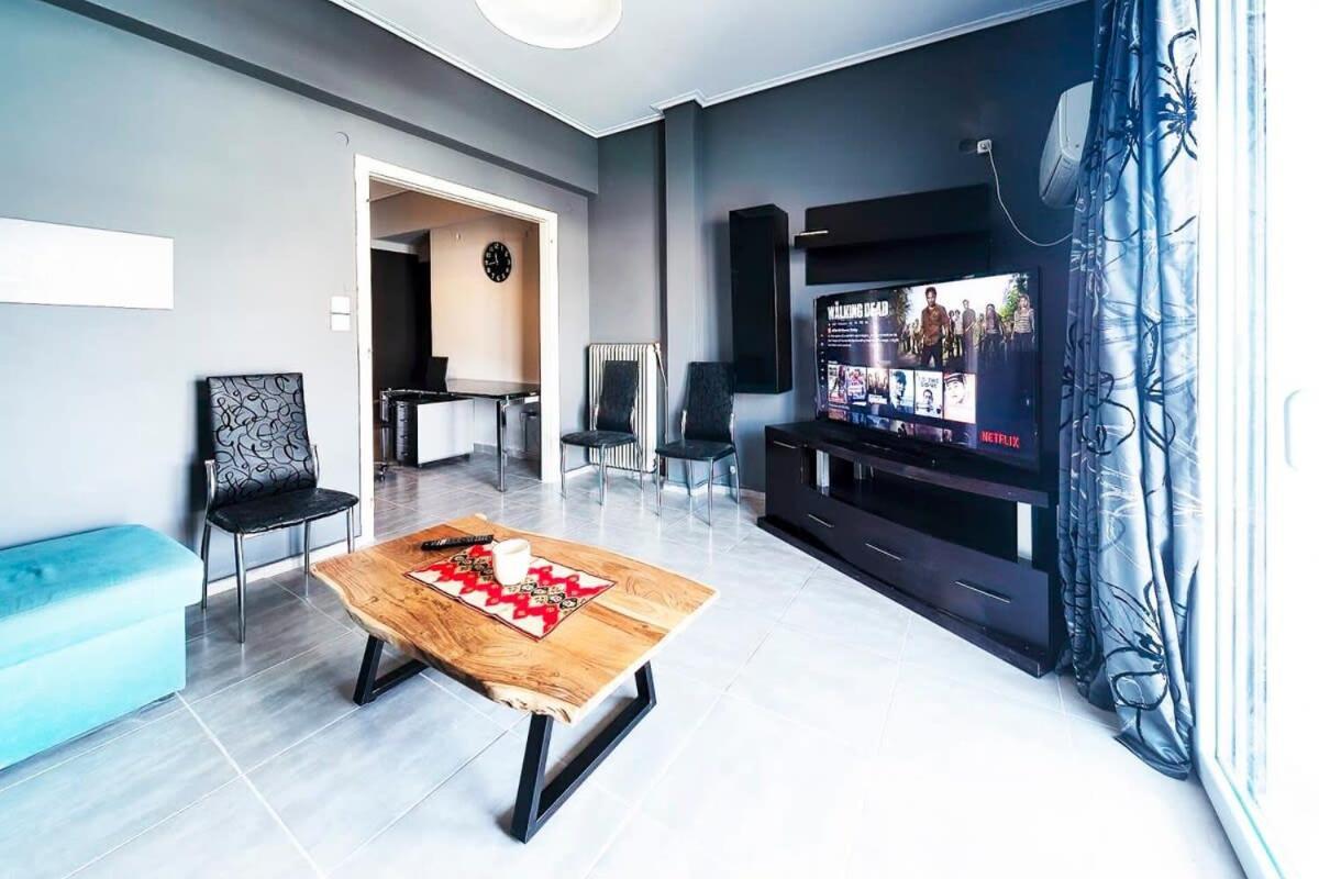 Topfloor Central Apt With Urban Views,3' To Metro Athen Eksteriør billede