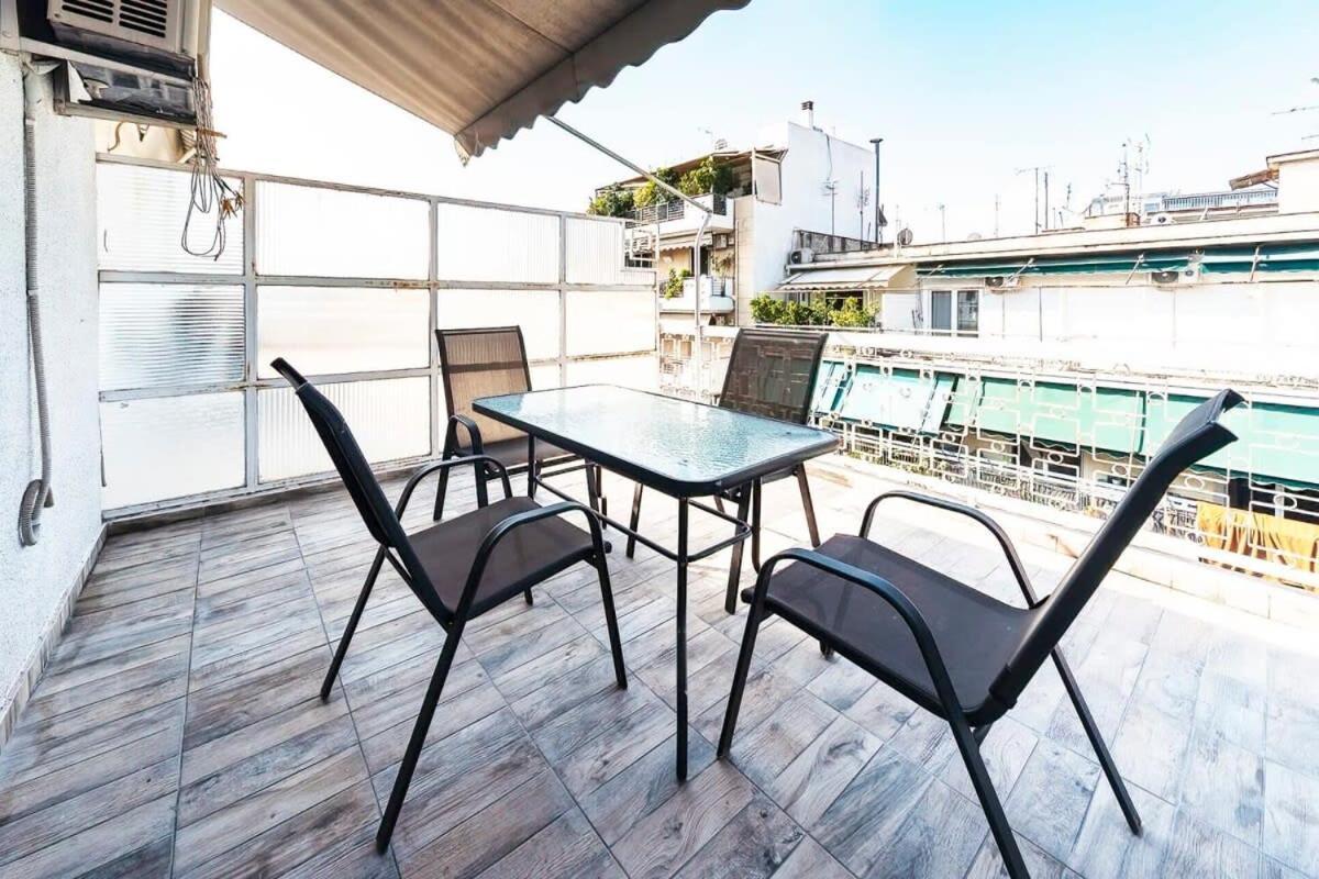 Topfloor Central Apt With Urban Views,3' To Metro Athen Eksteriør billede