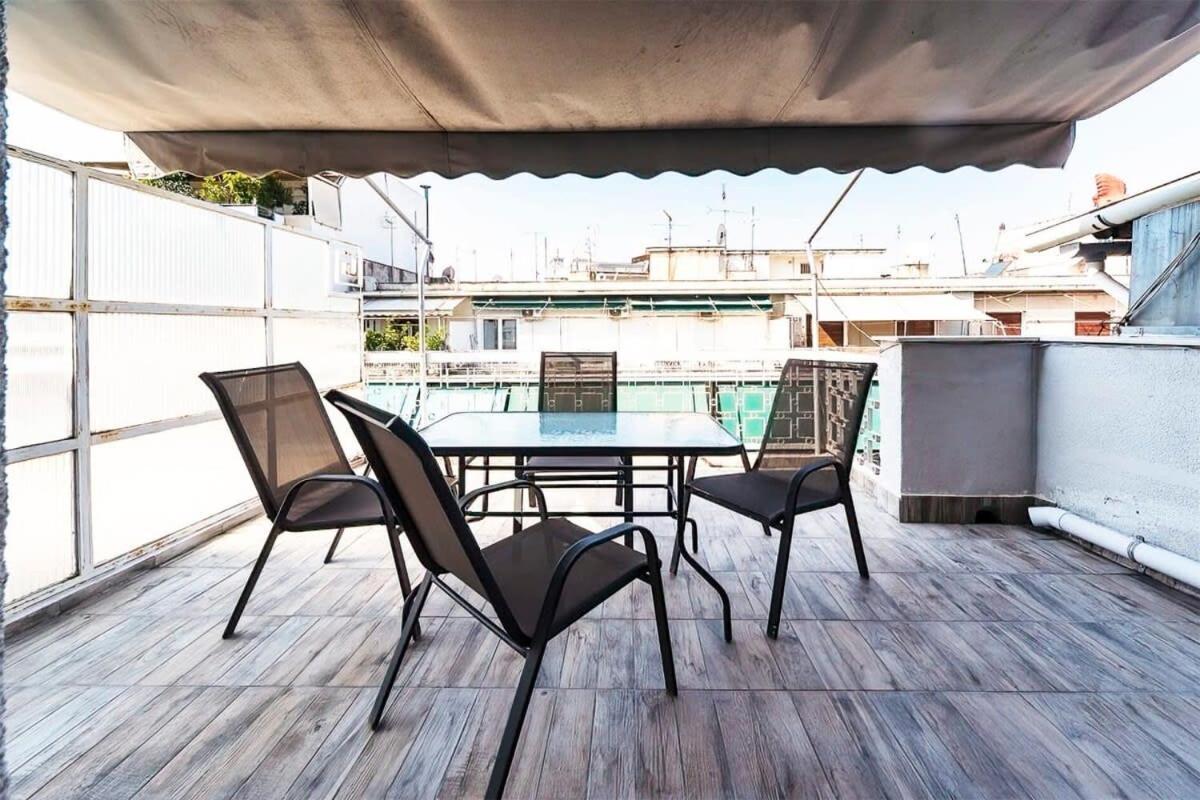 Topfloor Central Apt With Urban Views,3' To Metro Athen Eksteriør billede